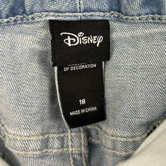 Disney Alice In Wonderland Embroidered Jean Shorts Size 18 - Picture 8 of 10